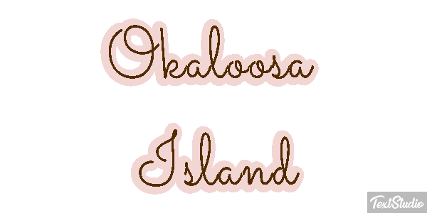Okaloosa Island Effetto testo