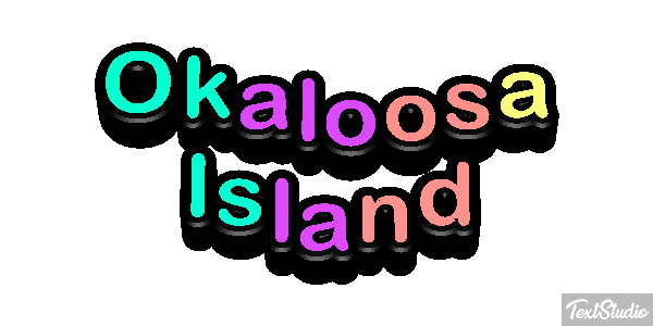 Okaloosa Island Effetto testo
