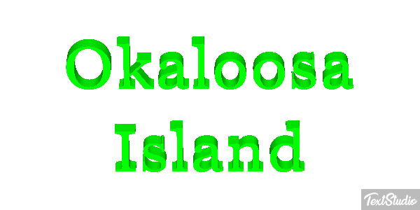 Okaloosa Island Effetto testo