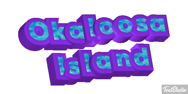 Okaloosa Island Effetto testo