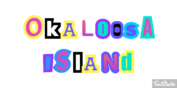 Okaloosa Island Effetto testo