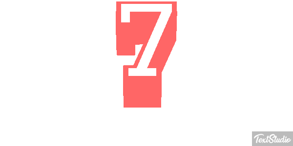 7 Texteffekt