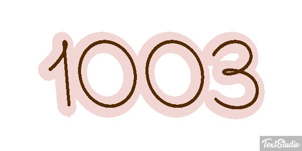 1003 Effetto testo