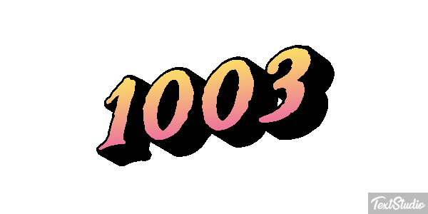 1003 Effetto testo