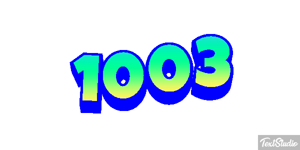1003 Effetto testo