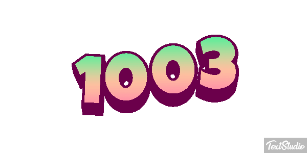 1003 Effetto testo