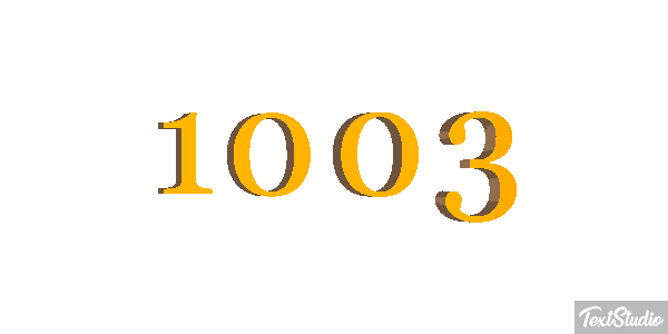 1003 Effetto testo