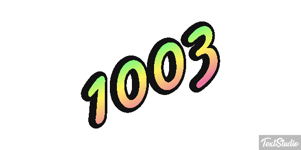 1003 Effetto testo