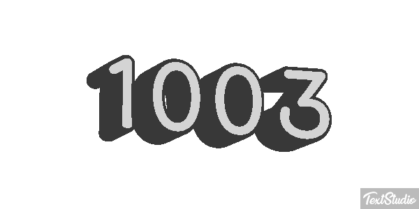 1003 Effetto testo