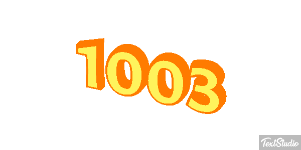 1003 Effetto testo