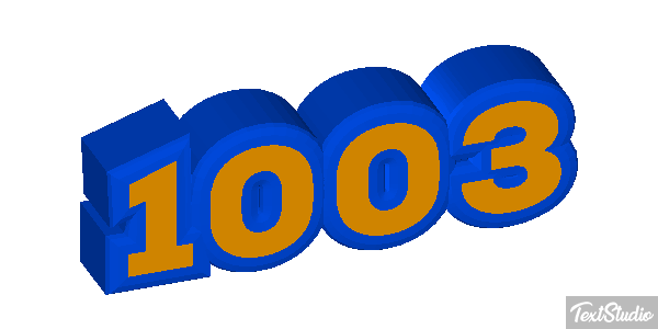 1003 Effetto testo