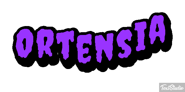 Ortensia Efecto de texto