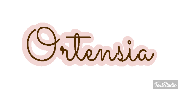 Ortensia Efecto de texto