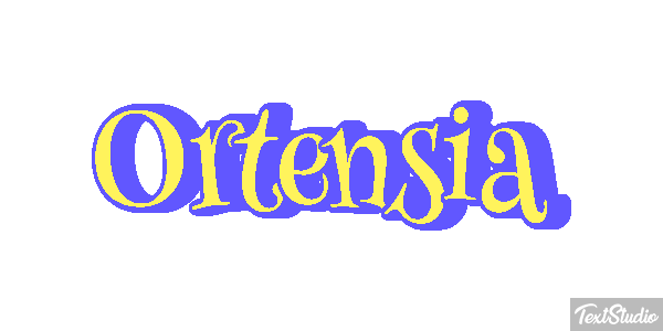 Ortensia Efecto de texto