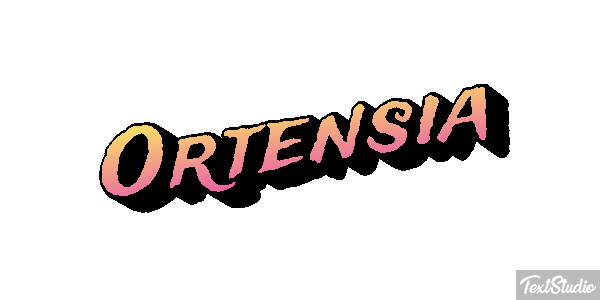 Ortensia Efecto de texto
