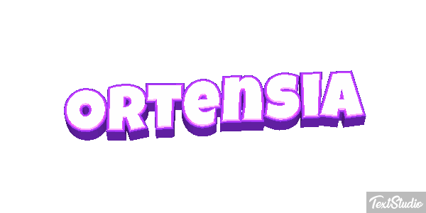 Ortensia Efecto de texto