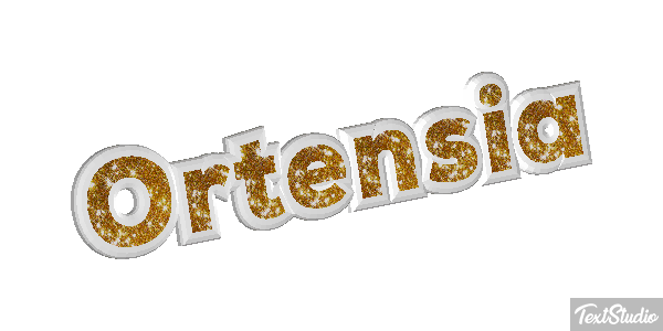 Ortensia Efecto de texto