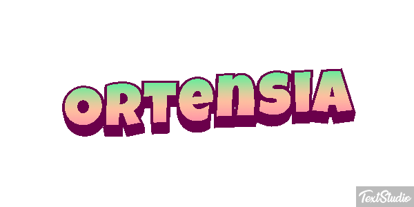 Ortensia Efecto de texto