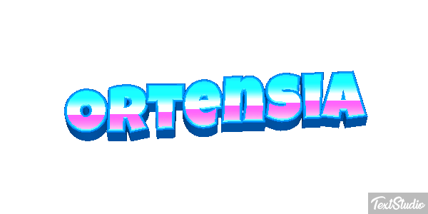 Ortensia Efecto de texto