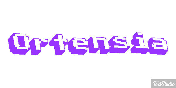Ortensia Efecto de texto