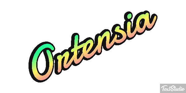 Ortensia Efecto de texto