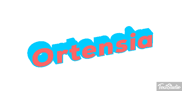 Ortensia Efecto de texto