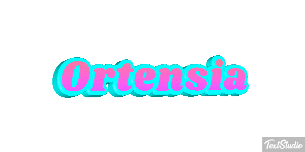 Ortensia Efecto de texto