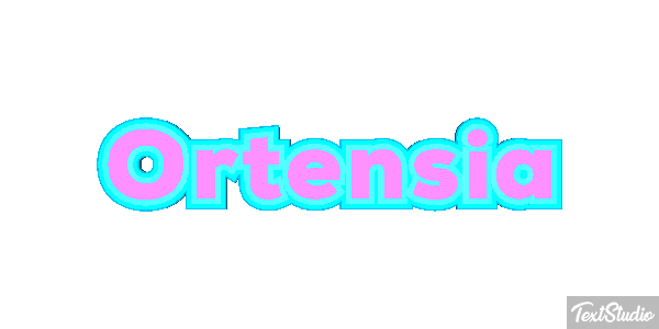 Ortensia Efecto de texto
