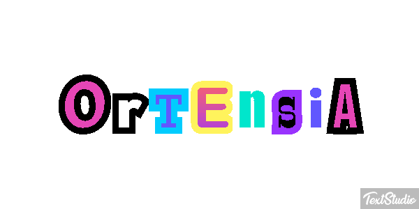 Ortensia Efecto de texto