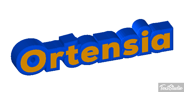 Ortensia Efecto de texto