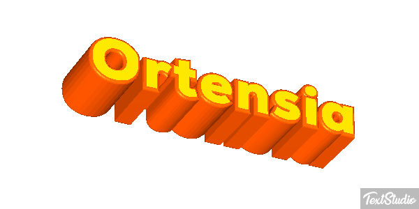 Ortensia Efecto de texto