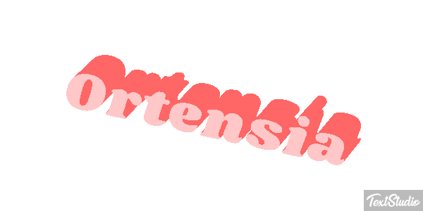 Ortensia Efecto de texto