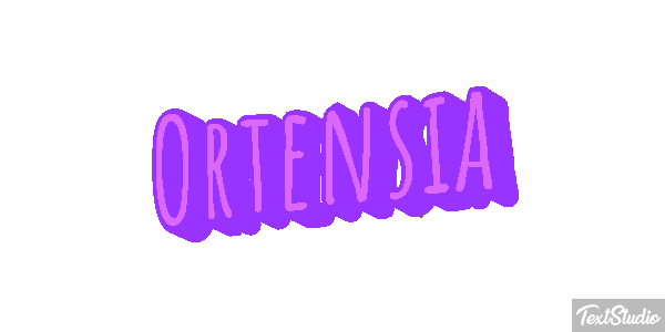 Ortensia Efecto de texto