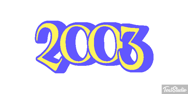 2003 Efecto de texto