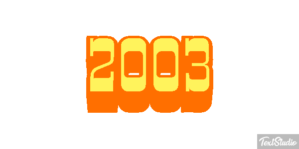 2003 Efecto de texto