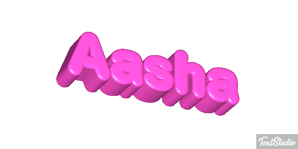 Aasha Text effect
