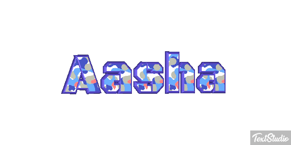 Aasha Text effect
