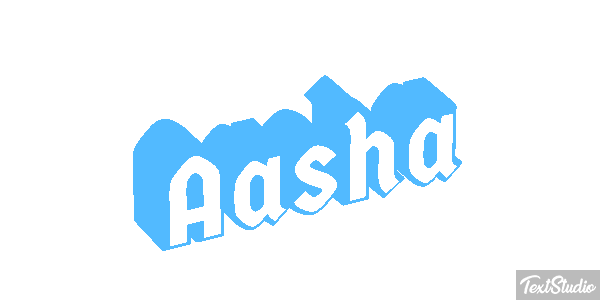 Aasha Text effect