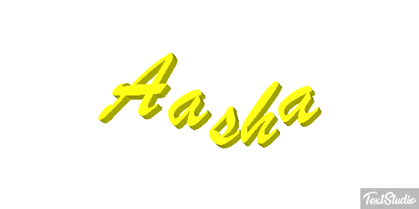 Aasha Text effect
