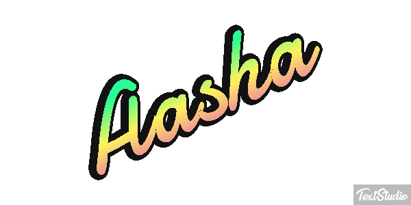 Aasha Text effect
