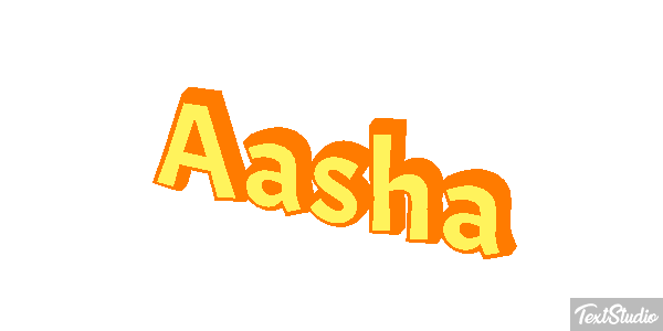 Aasha Text effect