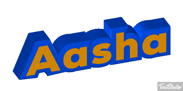 Aasha Text effect