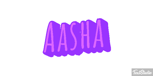 Aasha Text effect