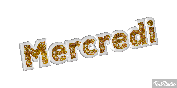 Mercredi Efeito do texto