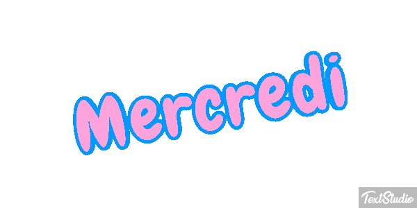 Mercredi Efeito do texto