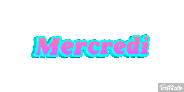 Mercredi Efeito do texto