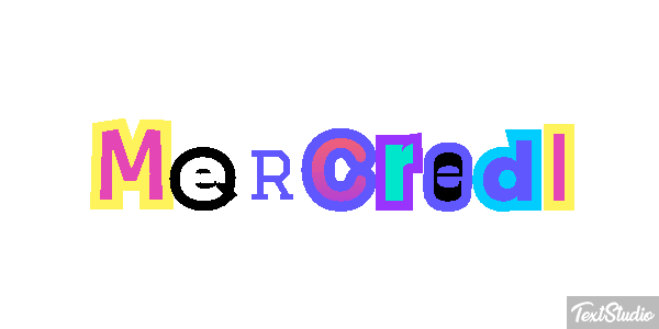 Mercredi Efeito do texto