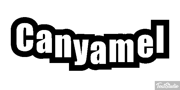 Canyamel Text effect