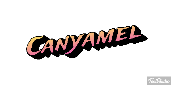 Canyamel Text effect
