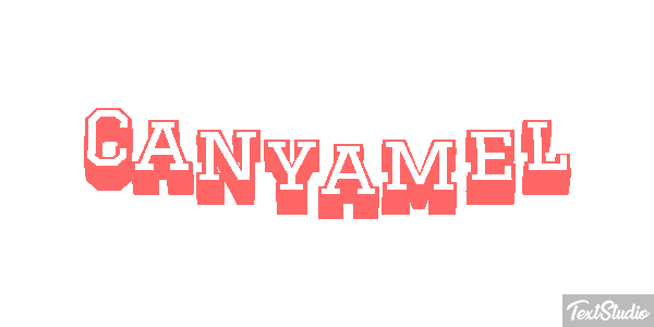 Canyamel Text effect